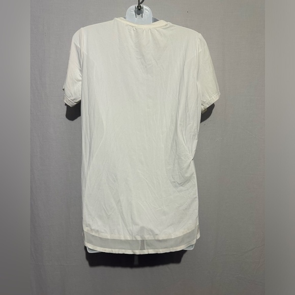 White Women's Top Elegant - Picture 3 of 4